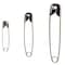 Cli Safety Pins, Assorted Sizes, Nickel Plated, 50 Ea/Pk, PK50 LEO83450 - alternate 2